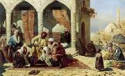 unknow artist Arab or Arabic people and life. Orientalism oil paintings 135 Germany oil painting artist